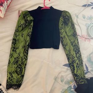 Witchy green party shirt